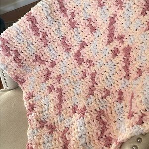 Pink Crochet Blanket